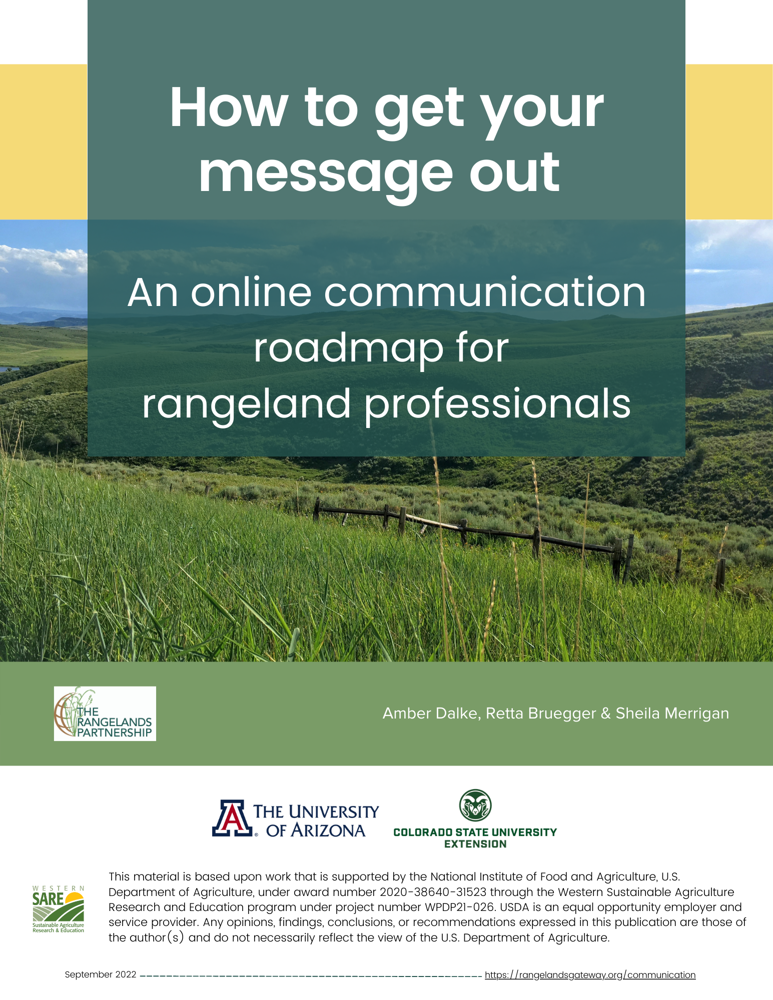 communication guide rangelands partnership wsare