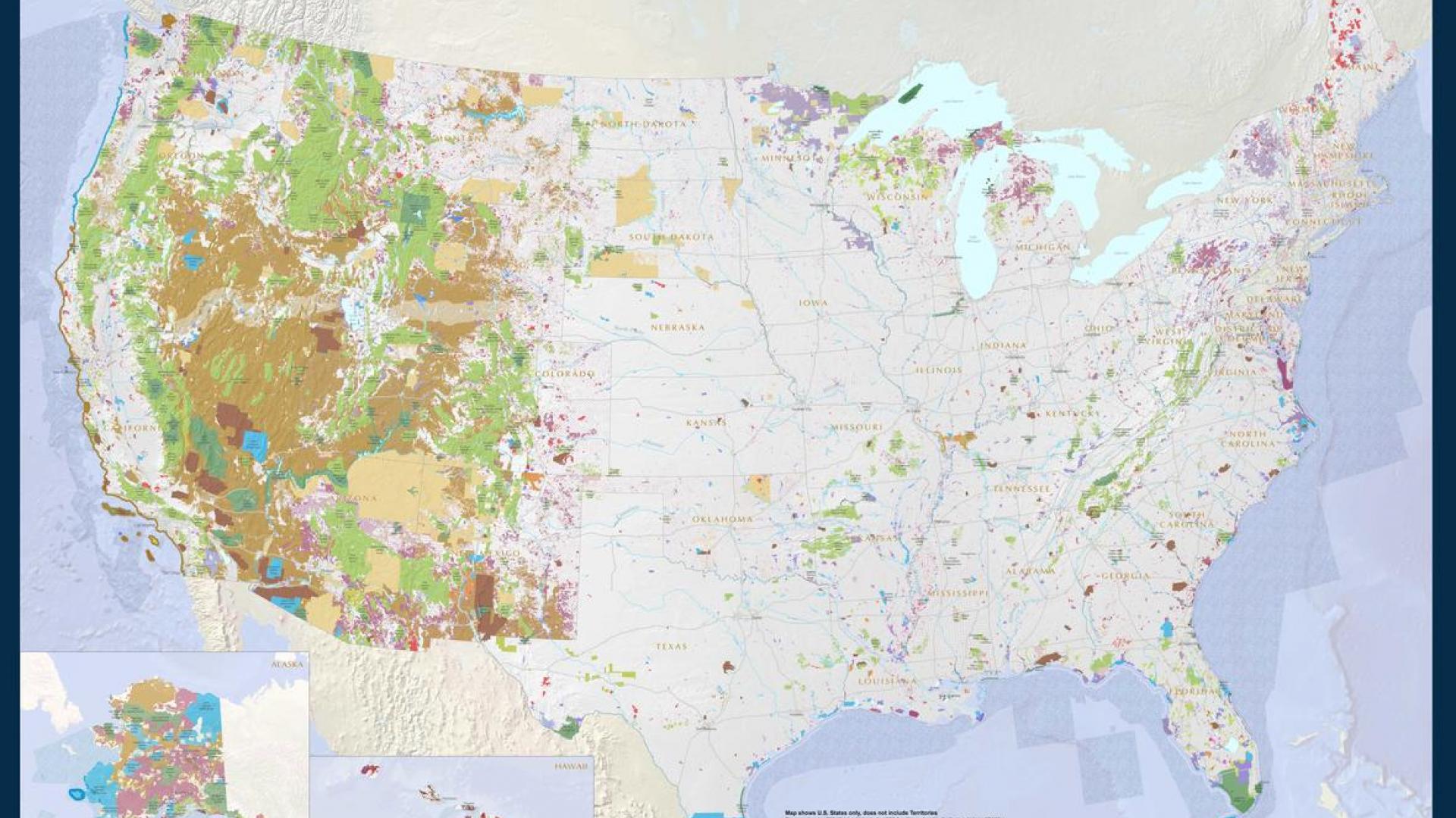 usgs pad-us map