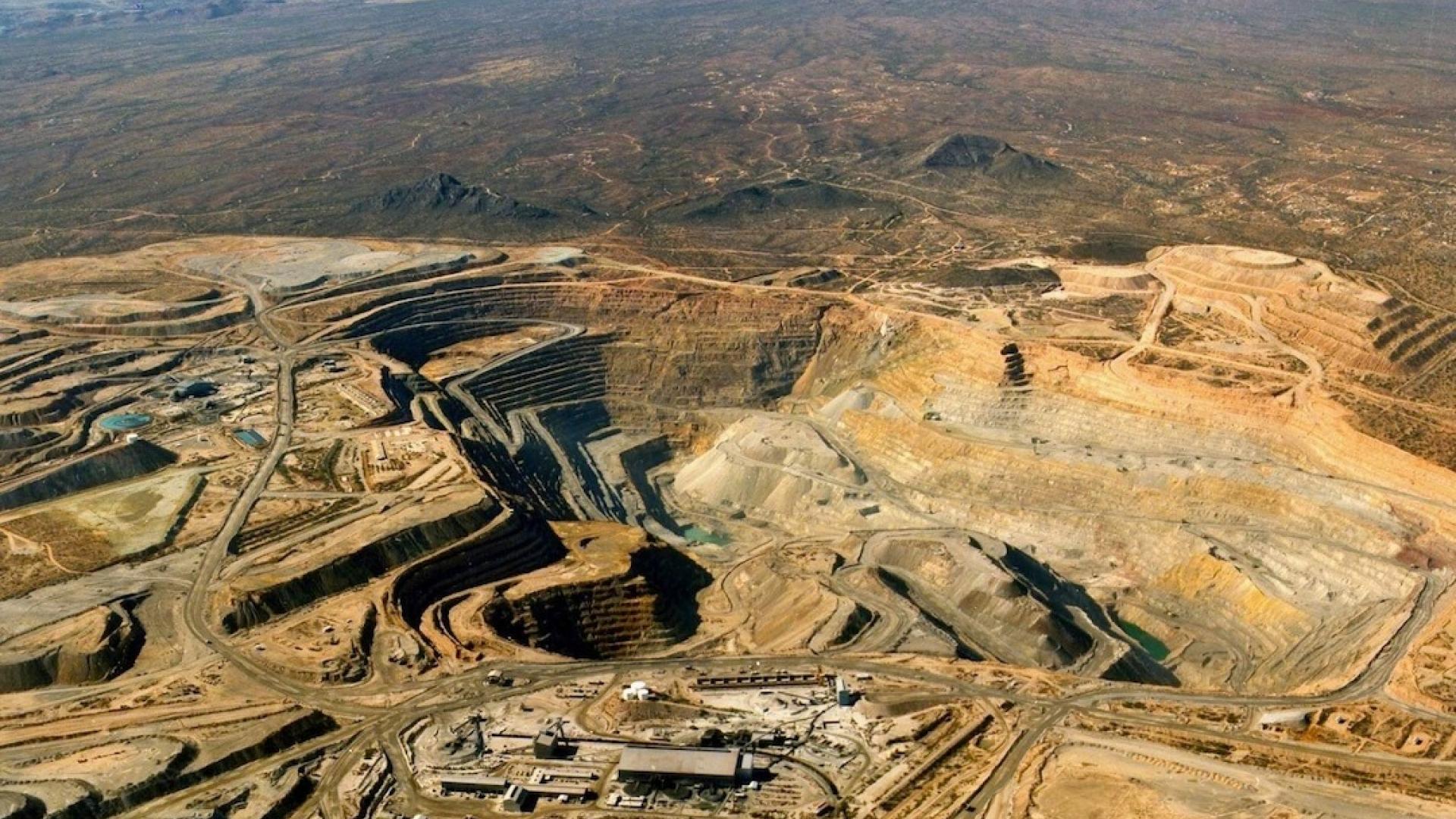 open pit mine