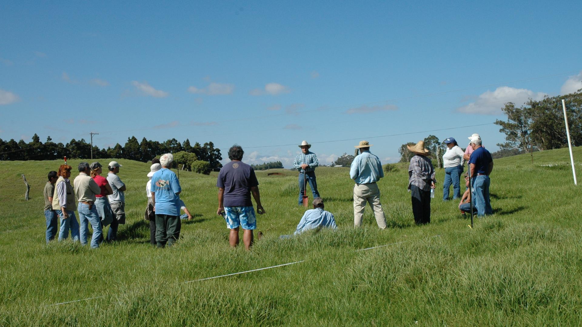 Land owner engagement, Big Island, Hawaii.