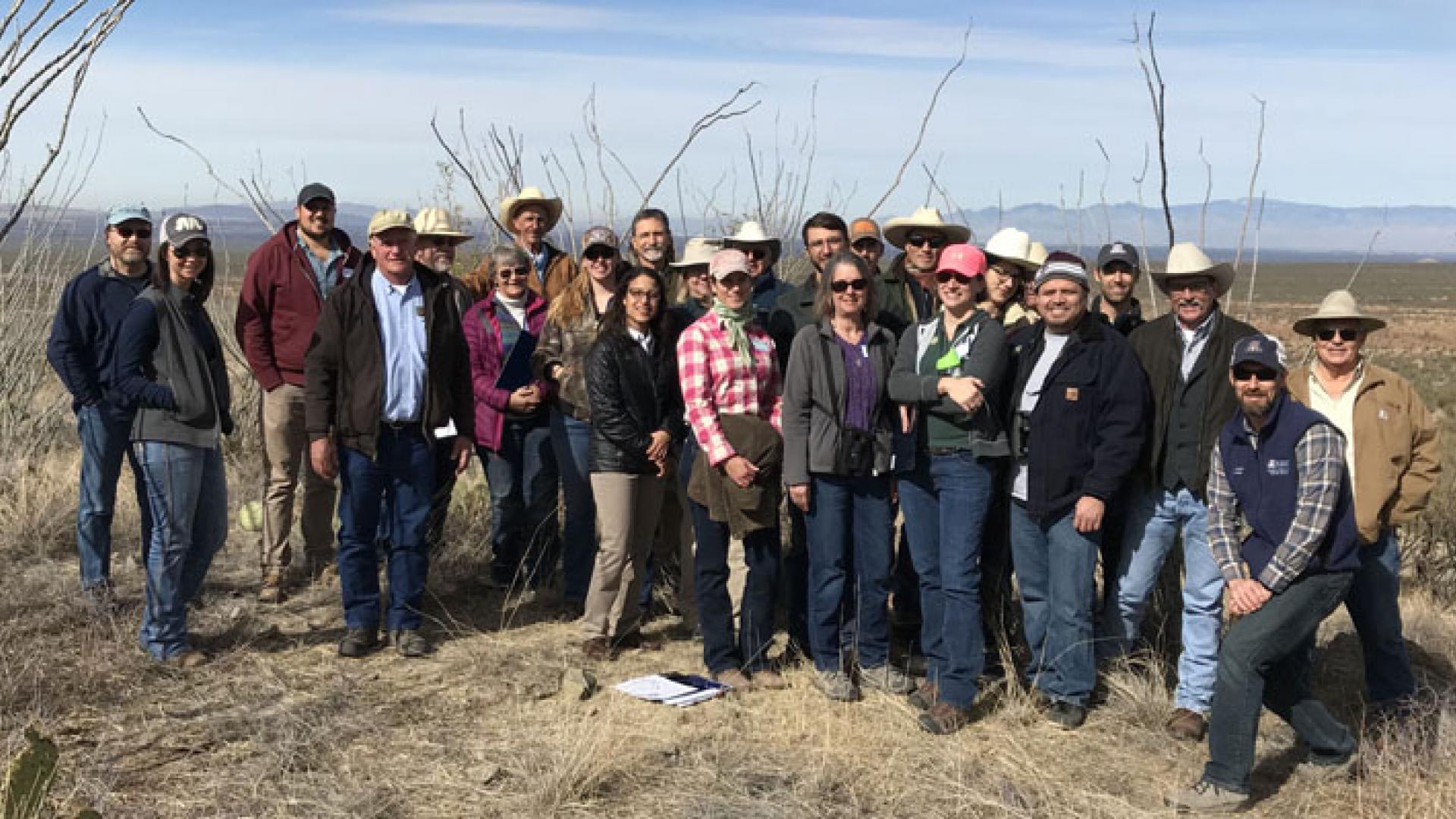 group at a brush management workshop image