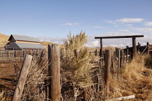 Rinker Rock Creek Ranch barn and corrals