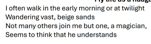 poem text