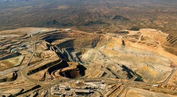 open pit mine